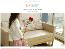 Tablet Screenshot of linibaby.com